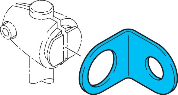 Befestigungswinkel HS-BW-12