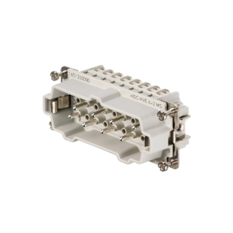 Steckergehäuse HDC HVE 6+2 MS