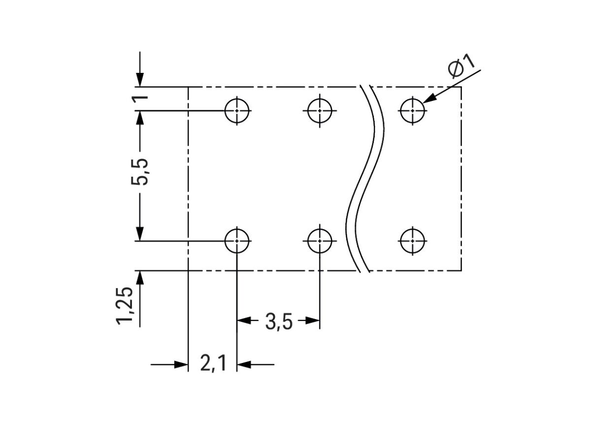 THR-Leiterplattenklemme 2086-1110/000-650