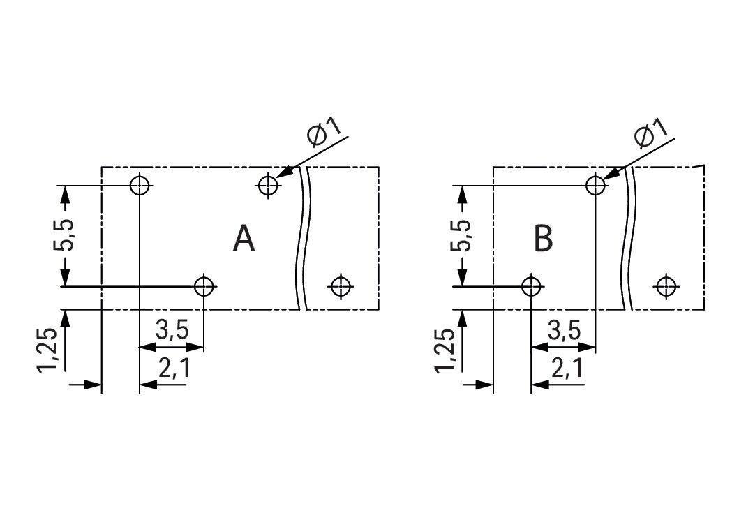 THR-Leiterplattenklemme 2086-1123/000-650