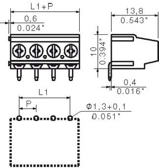 LP Klemme Raster 5.08 LM5.08/2/180 OR
