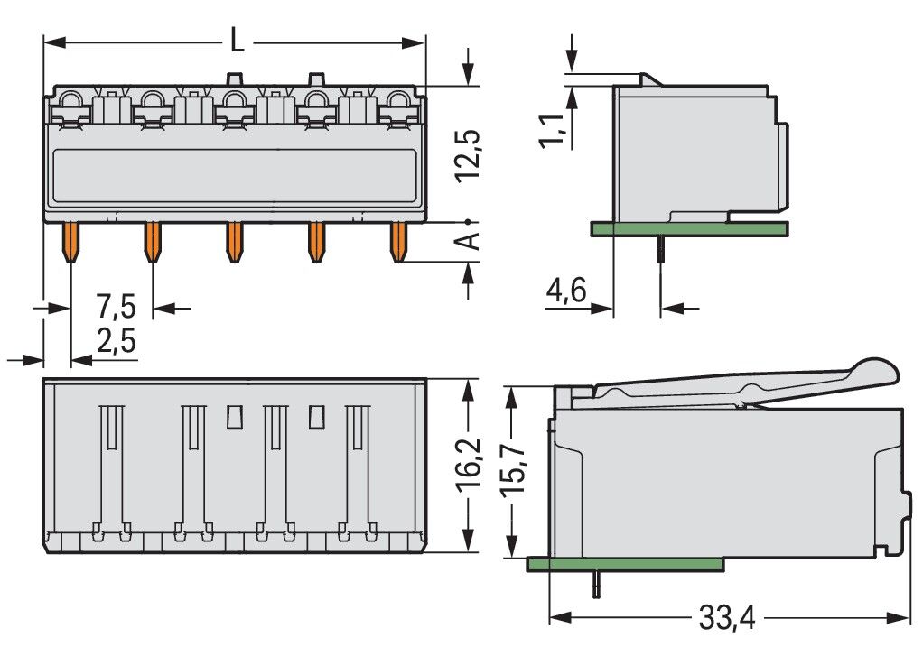 THR-Federleiste 2092-3325/200-000