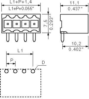 LP Verbinder Raster 3.5 SL-SMT3.5#1841710000