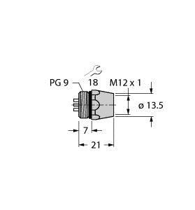 DeviceNet Flanschanschluss FK 57