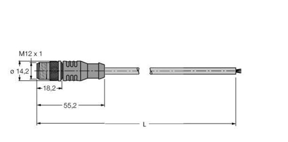 PROFIBUS-Leitung RSSW 458-5M