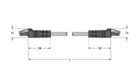 Leitung für Industrial RJ45S RJ45S 841-15M