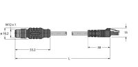 Verbindungsleitung RSS RJ45S 841-0.3M