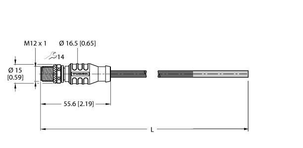 Anschlussleitung RSSD-4422-90M