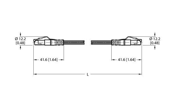 Leitung RJ45S-RJ45S-4422-60M