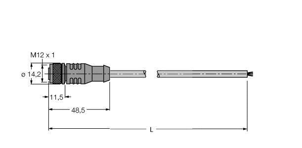 PROFIBUS-Leitung RKSW 456-25M