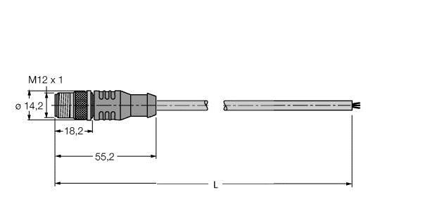 PROFIBUS-Leitung RSSW 455-5M