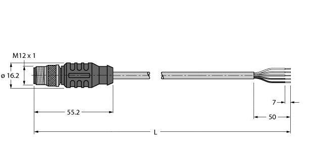 PVC-Kabelmantel RSC 572-0.3M