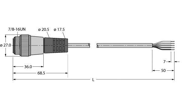 TPU-Kabelmantel RSM 5723-15M