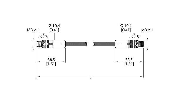 Verbindungsleitung PSGS4MPSGS4M44220.5M