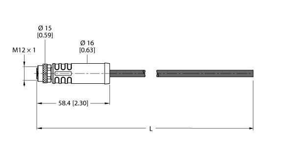 Versorgungsleitung RKP46PLA-10/TXL