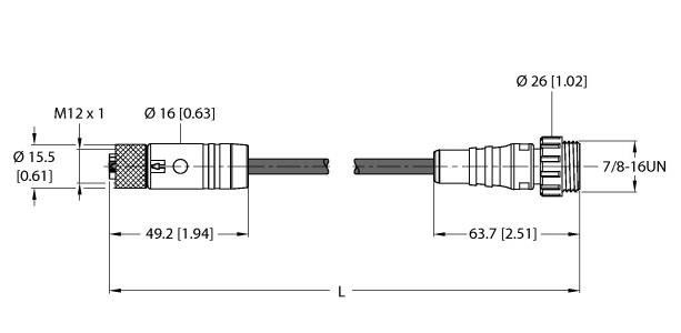 Versorgungsleitung RKP46PLB-1RSM40.1TXL