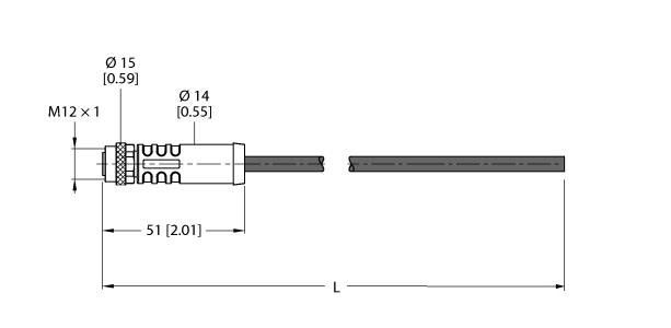 Versorgungsleitung RKP46PSA-1/TXL