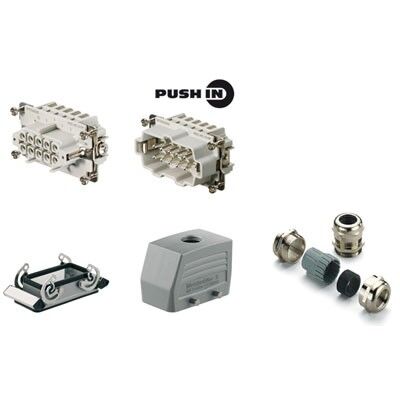Steckverbinder-Set Push in HDC KIT HE-P 10.111