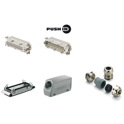 Steckverbinder-Set Push in HDC KIT HE-P 24.130