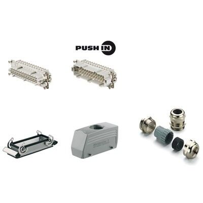Steckverbinder-Set Push in HDC KIT HE-P 24.131