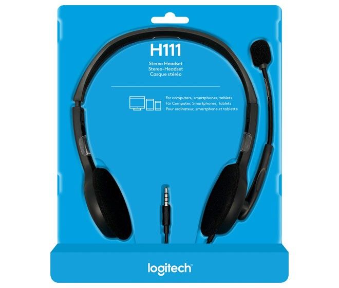 Headset Stereo LOGITECH H111
