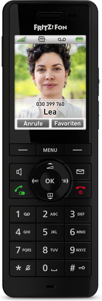 DECT Telefon FRITZ!Fon X6 schwarz