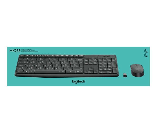 Tastatur/Maus Set LOGITECH MK235 ant