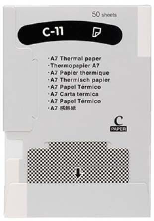 Thermopapier 105x74mm C11