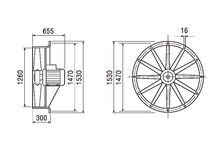 Wandventilator DAS 125/8