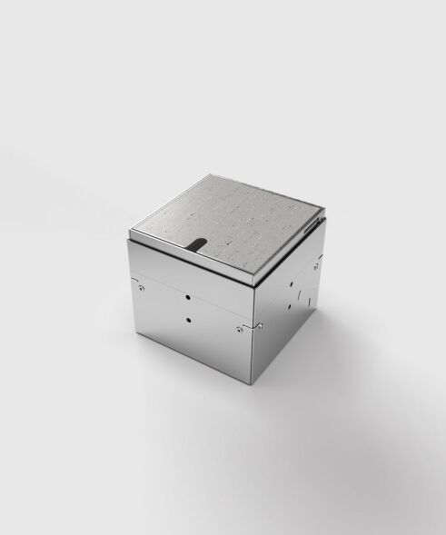 Bodensteckdose 8901B-1-0