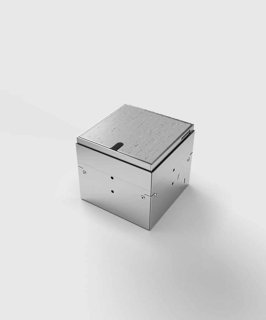 Bodensteckdose 8901B-1-0