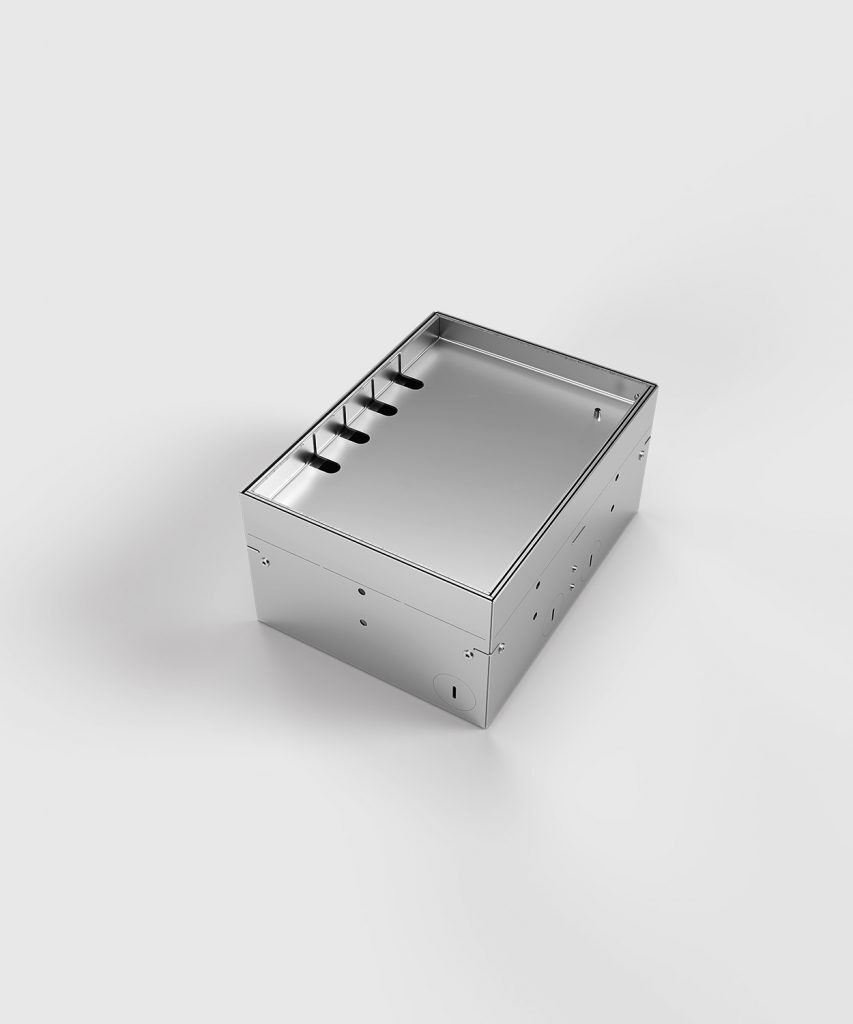 Bodensteckdose 8904B-2-0