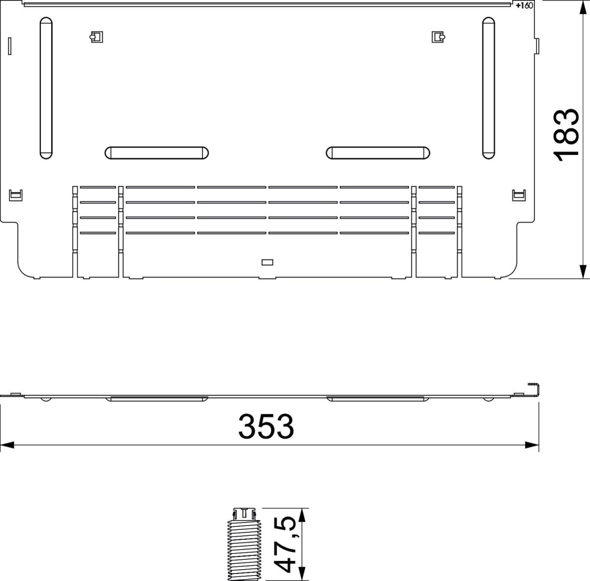 Höhenausgleich-Bausatz ASH 250-4 320 (VE4)