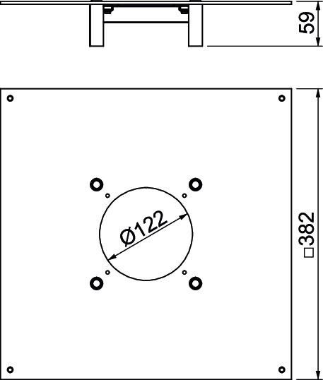 Schwerlast-Montagedeckel DUG 350-3 R2SL