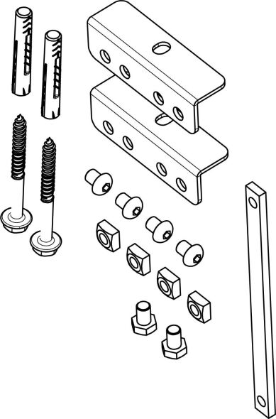 PFB-Befestigungsset PFA9126 sw-si