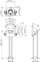 Tischständer PTA3102 sw-si