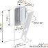 Lautsprecherhalterung SOUND4201 ws-alu