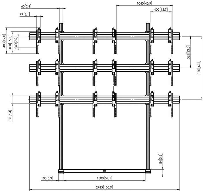 Connect-it-KIT Videowall FVW3347 sw