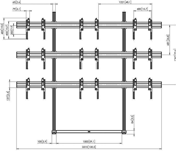 Connect-it-KIT Videowall FVW3355 sw