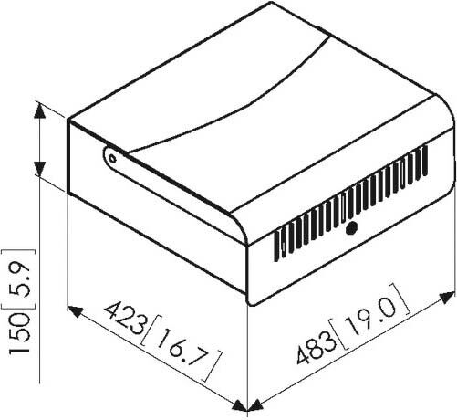 Diebstahlschutzgehäuse PFA9113 sw-si