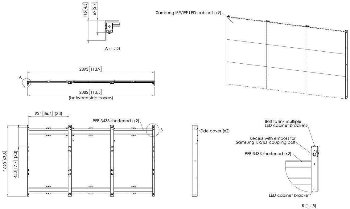 LED-Wandadapter INT8101 sw