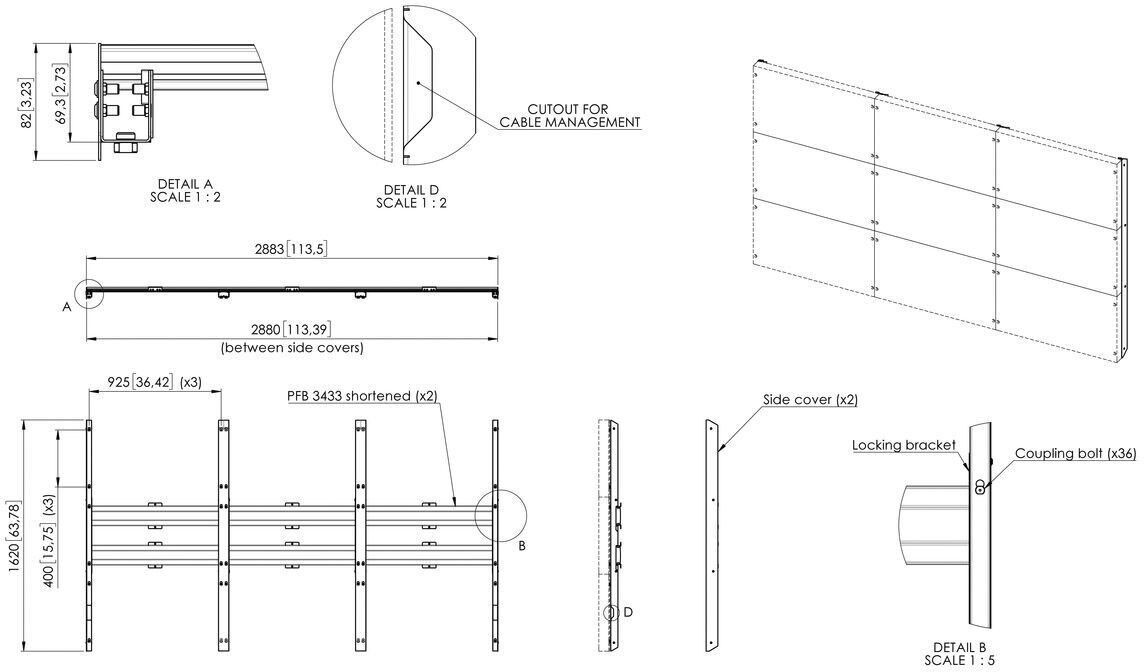 LED-Wandadapter INT8201 sw