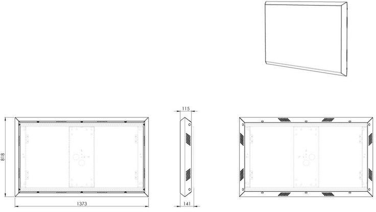 Outdoor-Rahmen POA9602 sw