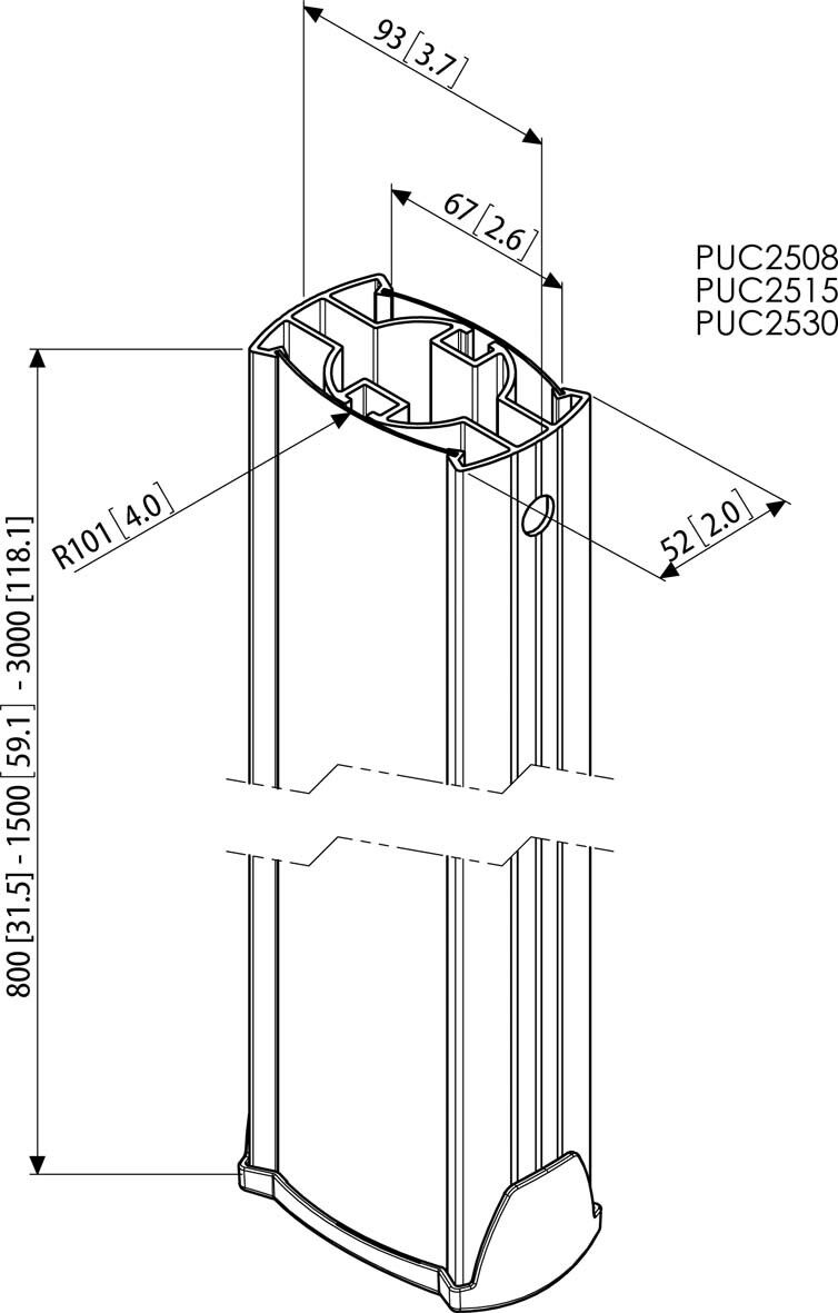 Profil Connect-it PUC2508 si-sw