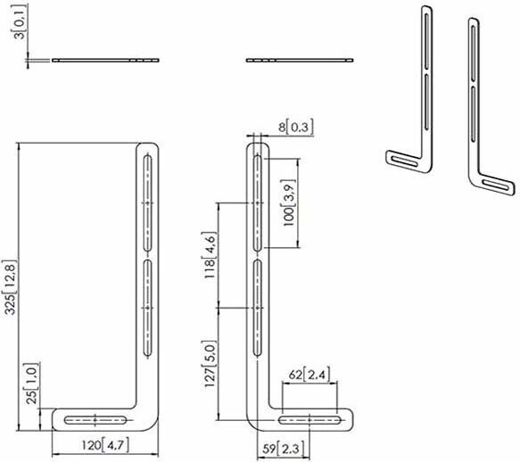 Soundbarhalterung SOUND1250 sw