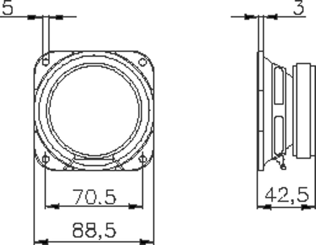 Lautsprecher-Chassis PM87BB-8