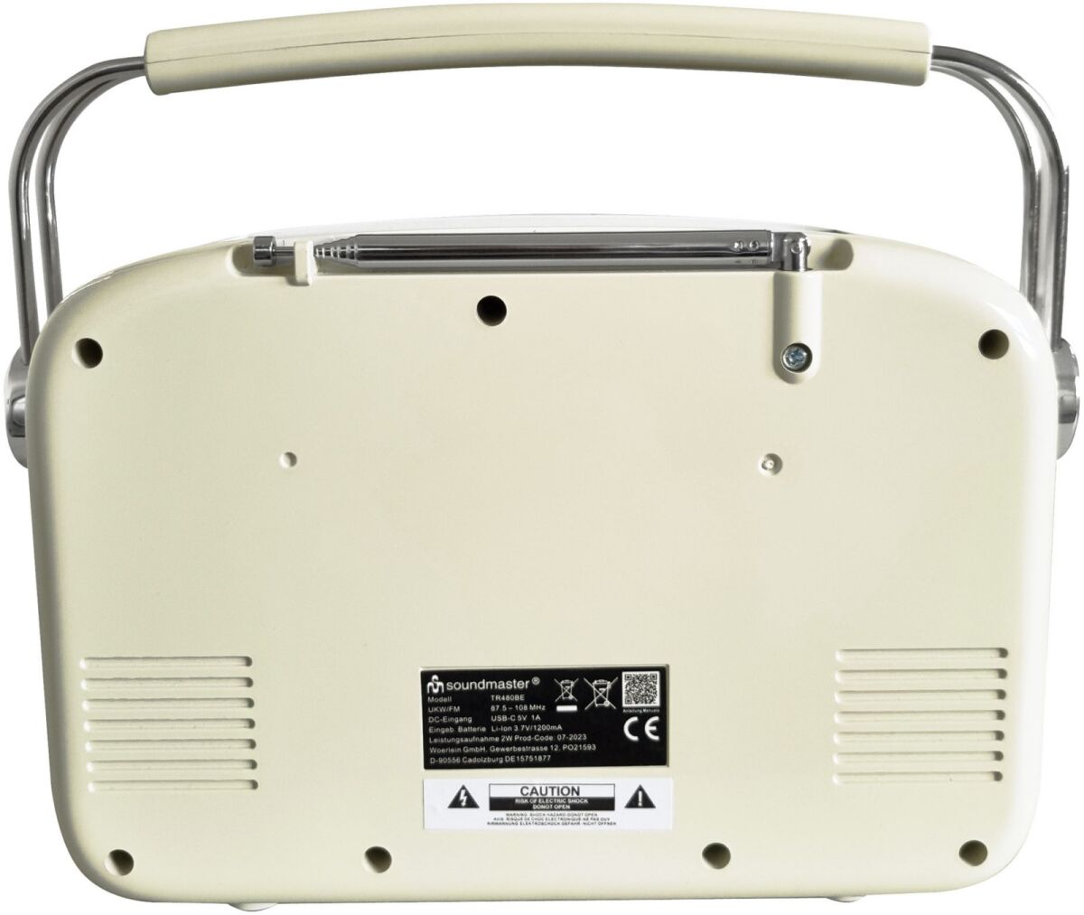 UKW-Radio m. Solarpanel TR480BE beige