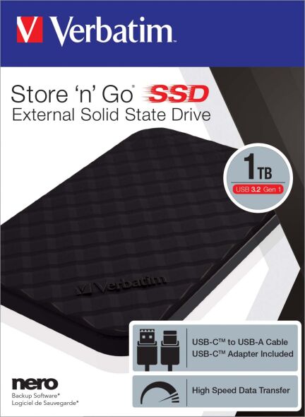 SSD 1TB USB 3.2 Typ A-C VERBATIM 53230