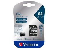 microSDXC-Card 64GB PRO VERBATIM 47042