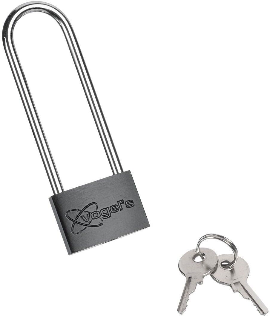 Bügelschloss PFA9109 sw-chrom